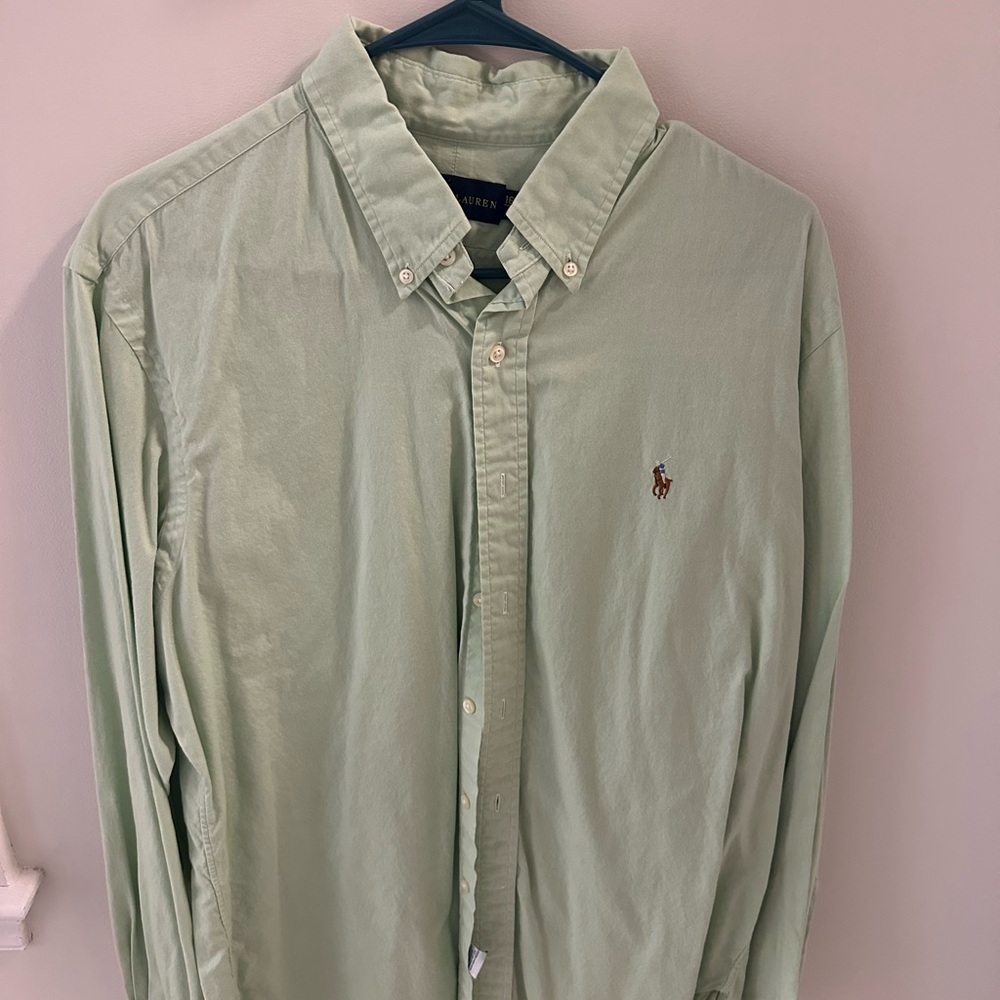Ralph Lauren Men's Light Green Casual Shirt